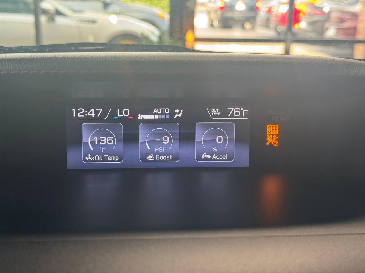 Subaru WRX Premium Manual 2019