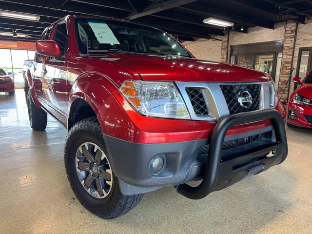 Red 2017 Nissan Frontier Pickup Truck Four-Wheel Drive Automatic