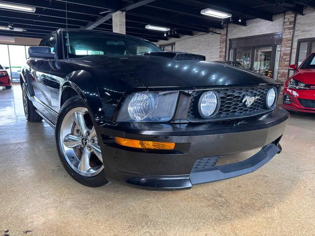 Black 2008 Ford Mustang Convertible Rear-Wheel Drive Automatic