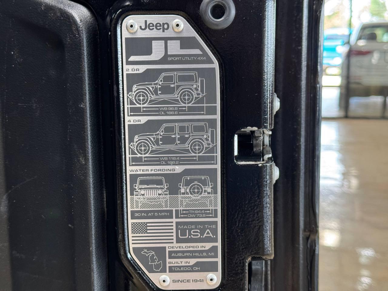 Jeep Wrangler Unlimited Sport S 4x4 2018