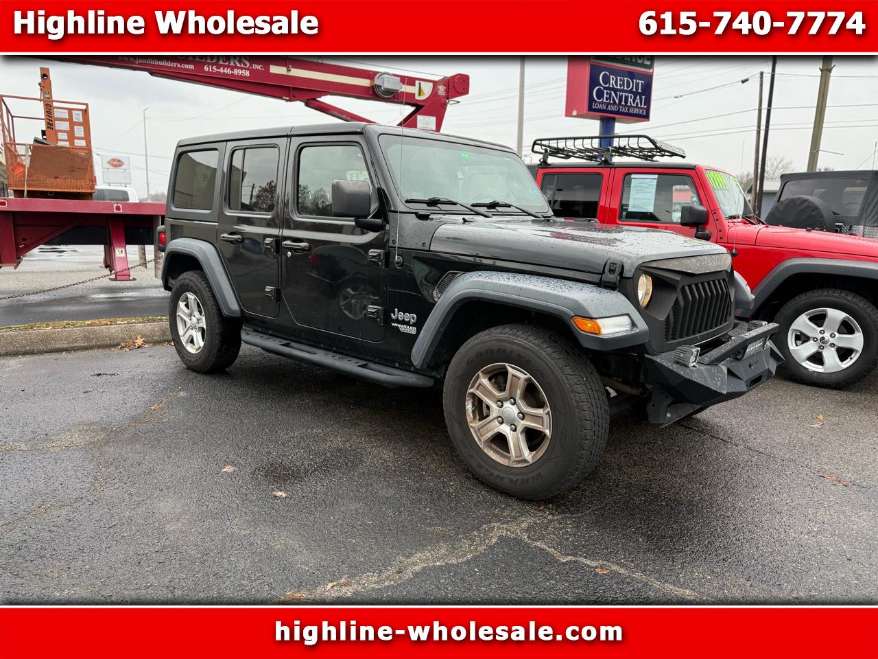 Used Car 2019 Jeep Wrangler Unlimited  Sport S 4x4 For Sale Under $25,000 In Dickson, Tennessee