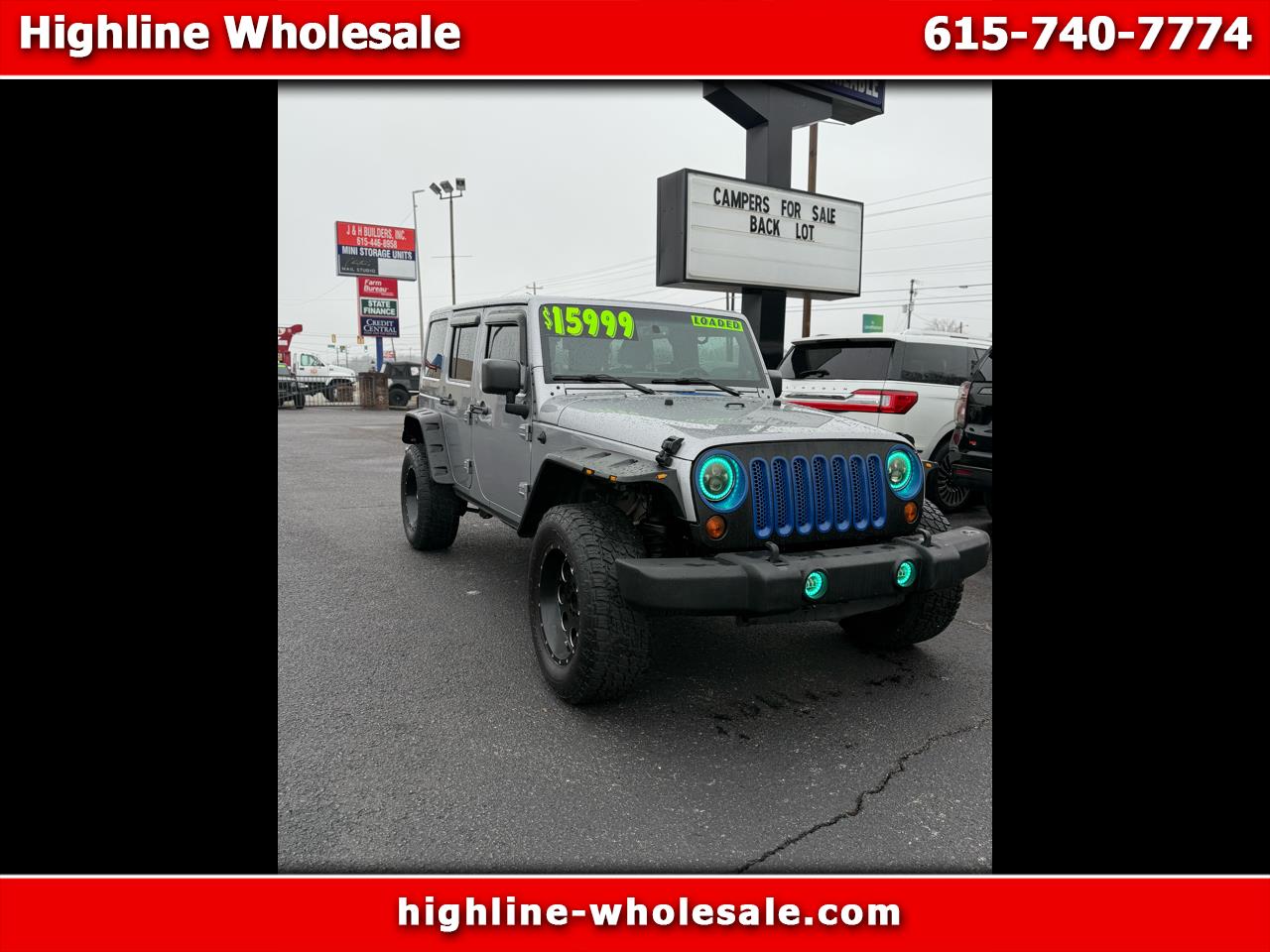 Used Car 2013 Jeep Wrangler Unlimited  4wd 4dr Sahara For Sale Under $20,000 In Dickson, Tennessee