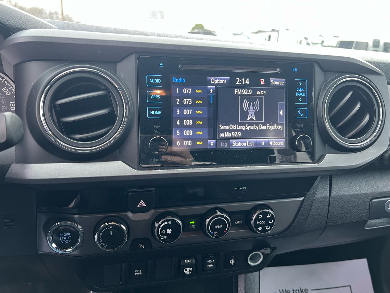 Used Car 2018 Toyota Tacoma  Sr Double Cab 5' Bed V6 4x4 At (natl) For Sale Under $30,000 In Dickson, Tennessee