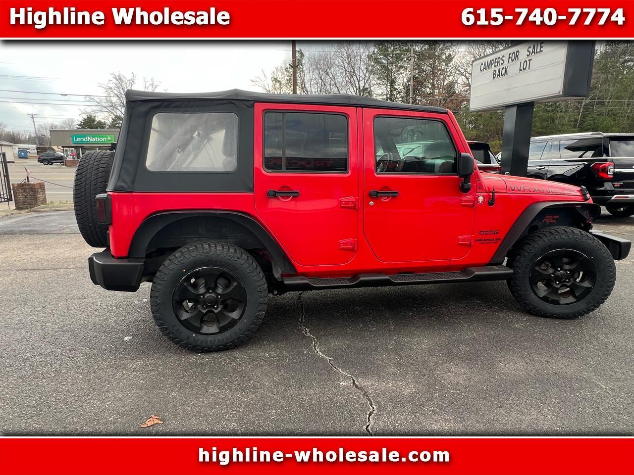 2016 Jeep Wrangler Unlimited Sport S 4WD