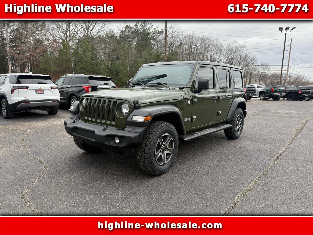 Used Car 2021 Jeep Wrangler  Unlimited Sport S 4x4 For Sale Under $25,000 In Dickson, Tennessee