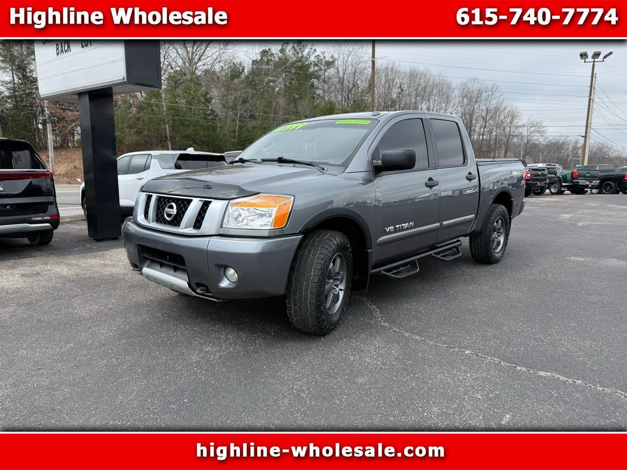 Used Car 2014 Nissan Titan  4wd Crew Cab Swb Pro-4x For Sale Under $20,000 In Dickson, Tennessee
