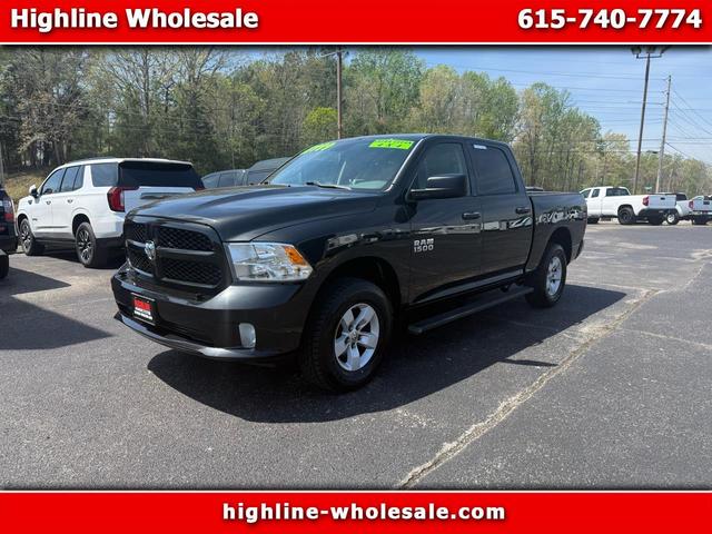 Black 2016 RAM 1500 Express Crew Cab 4WD Pickup Truck Four-Wheel Drive 8-Speed Automatic