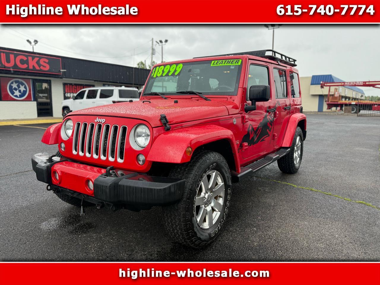 2016 Jeep Wrangler Unlimited 4WD 4dr Sahara