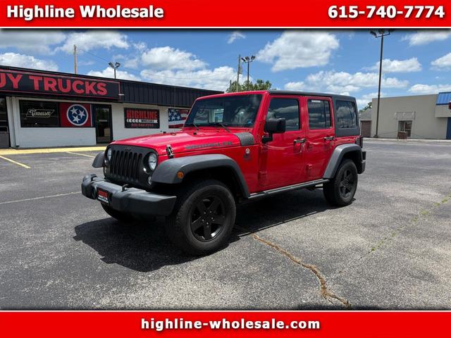 Red 2016 Jeep Wrangler SUV / Crossover Four-Wheel Drive 6-Speed Manual
