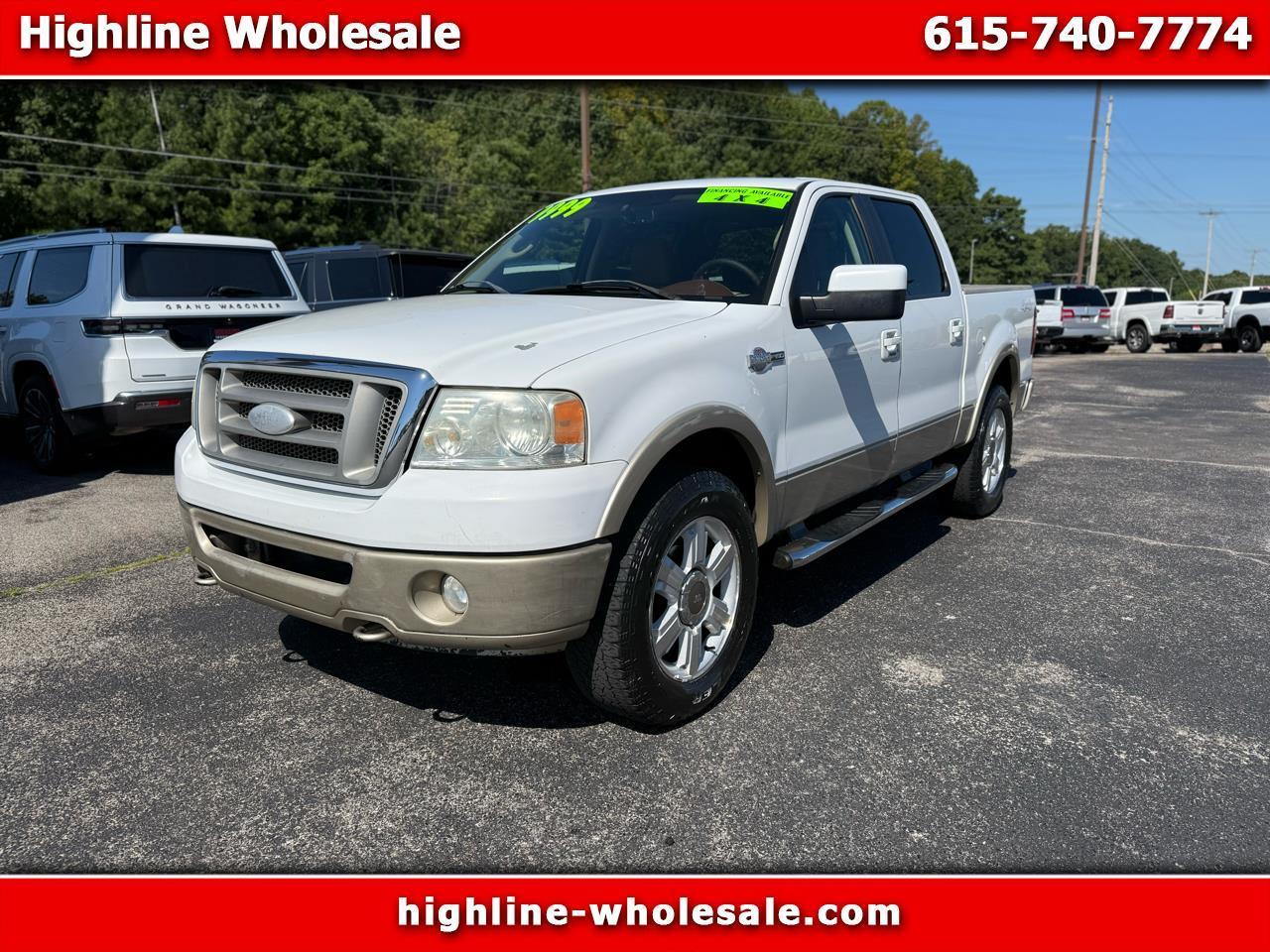 2008 Ford F-150 4WD SuperCrew 139" King Ranch