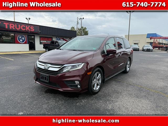 Red 2019 Honda Odyssey Minivan Front-Wheel Drive 9-Speed Automatic