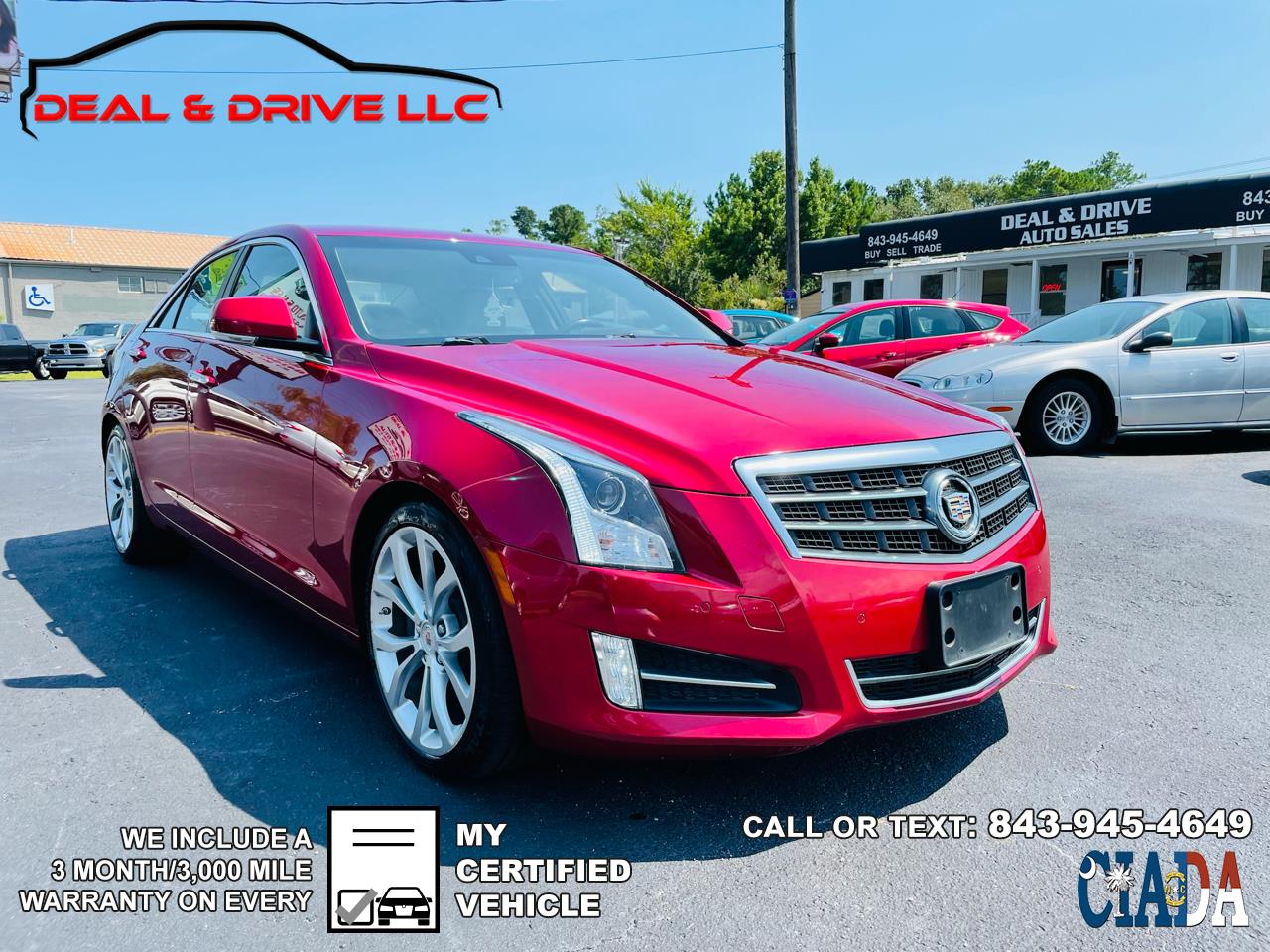 Used 2013 Cadillac ATS 2.0L Premium RWD for Sale in Myrtle Beach SC