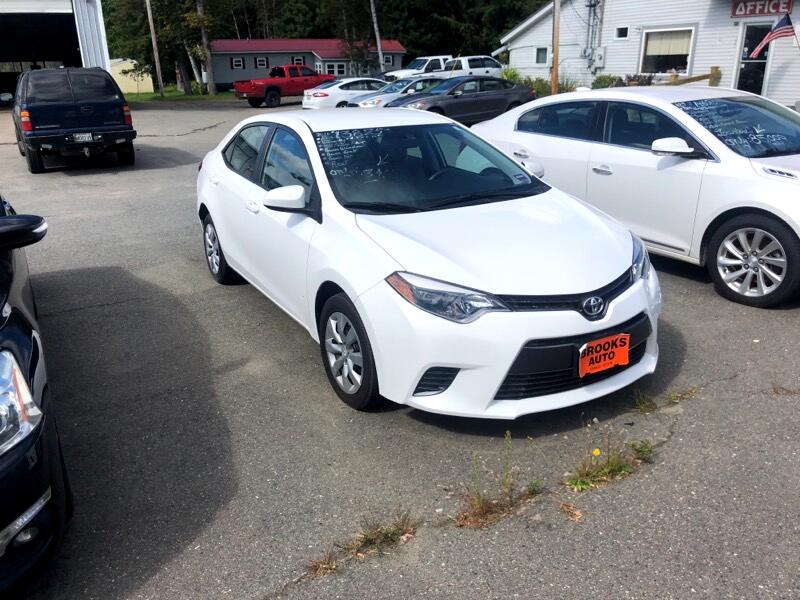 Brooks Auto Sales >> Used 2016 Toyota Corolla S Premium Cvt For Sale In Dexter Me Brooks Auto Sales >> Used 2016 Toyota Corolla S Premium Cvt For Sale In Dexter Me