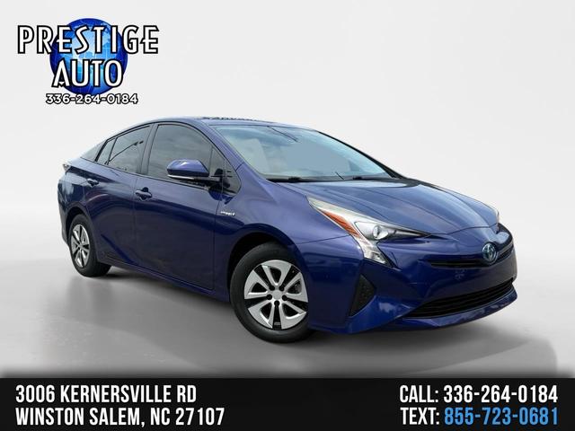 Blue 2017 Toyota Prius Hatchback Front-Wheel Drive Automatic