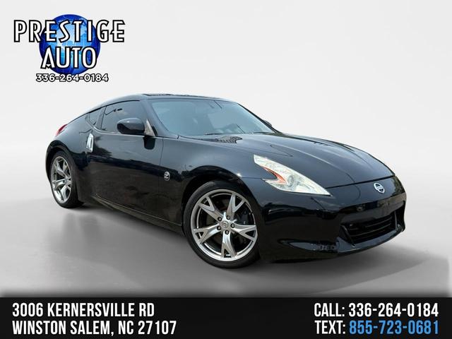 Black 2012 Nissan 370Z Coupe Rear-Wheel Drive 6-Speed Manual