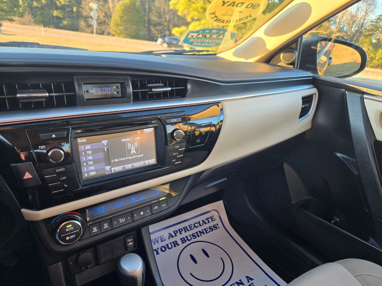 Toyota Corolla LE CVT 2015