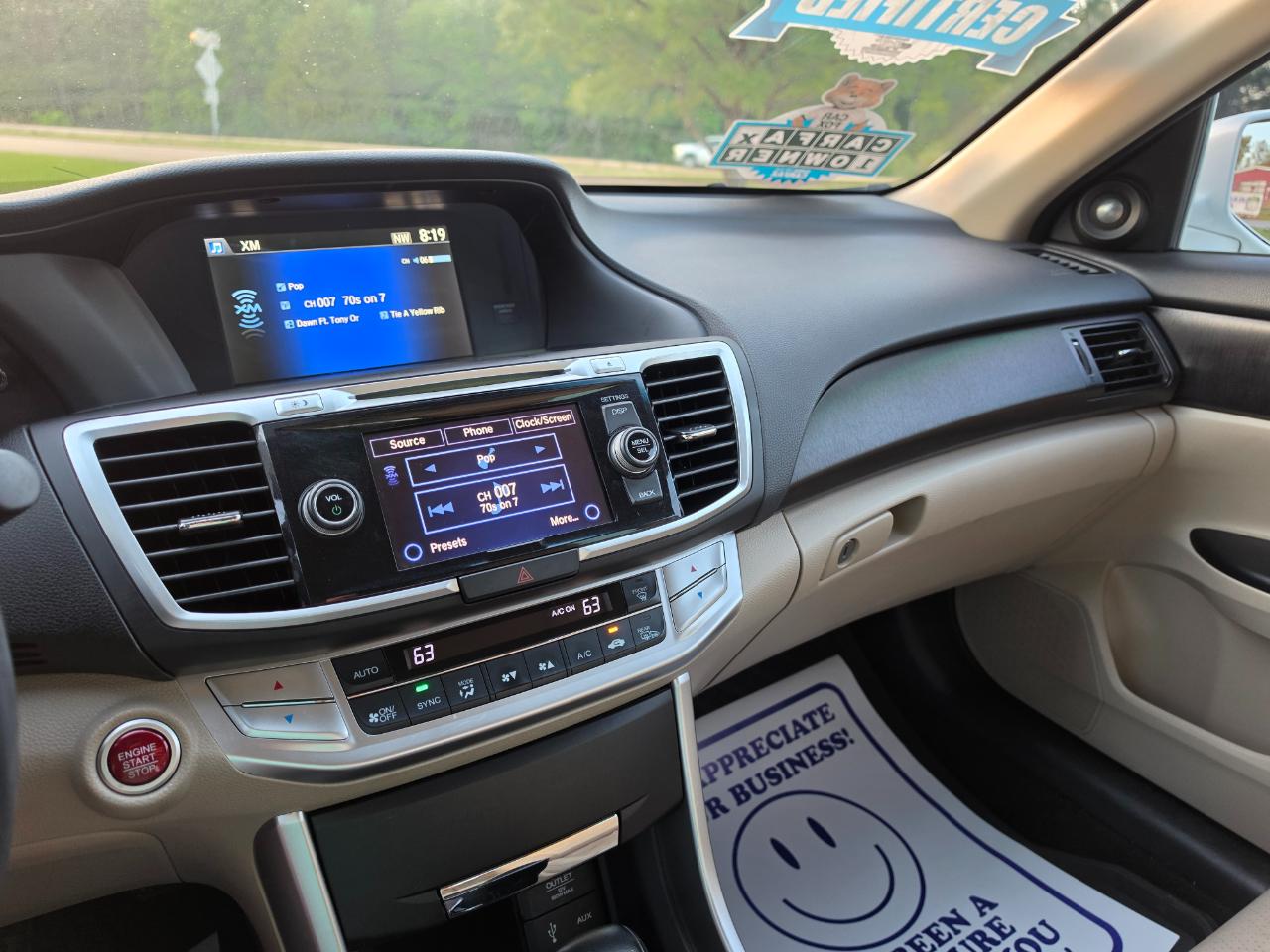 Honda Accord EX-L Sedan CVT 2013