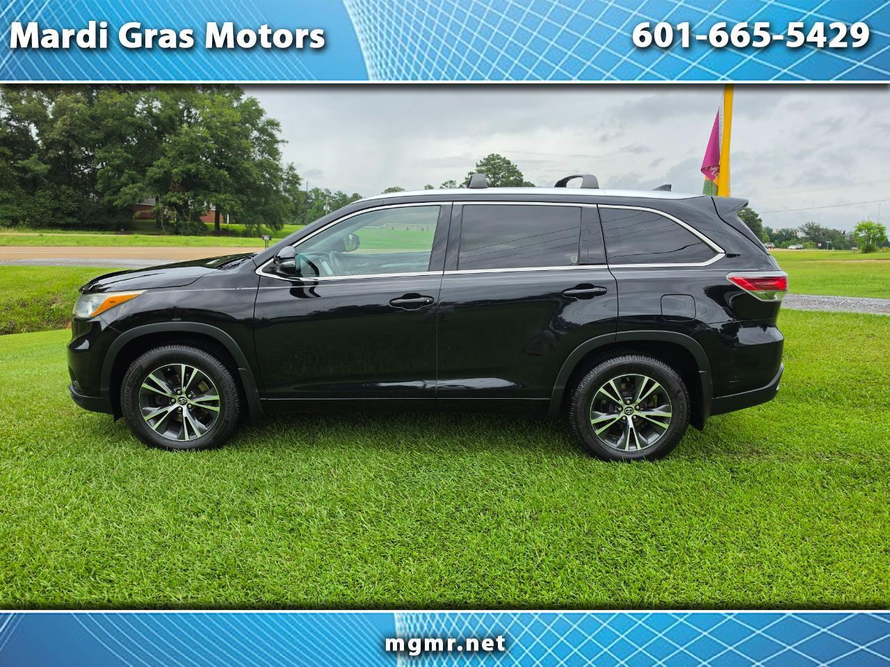 Toyota Highlander XLE AWD V6 2016
