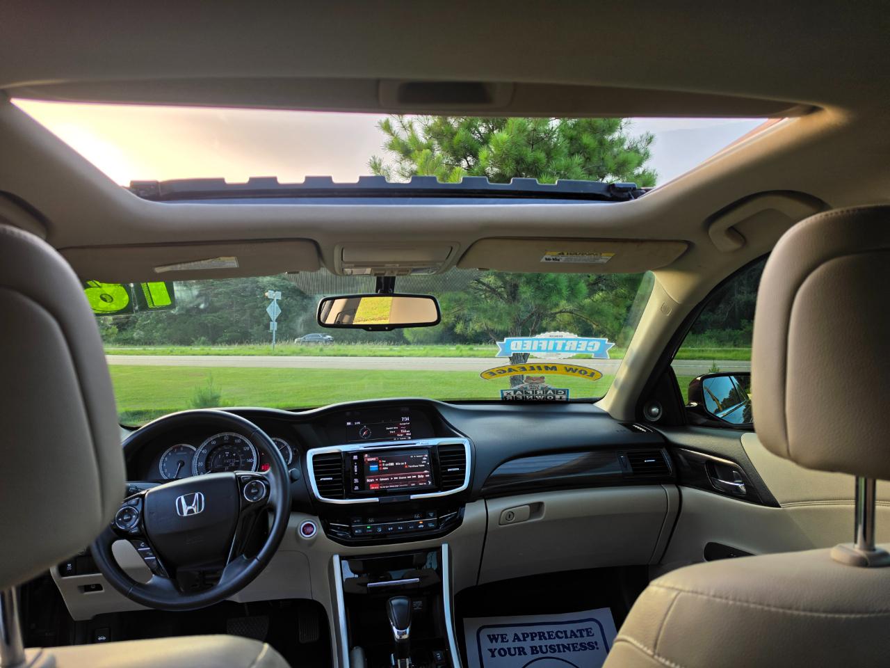 Honda Accord EX-L Sedan CVT 2016