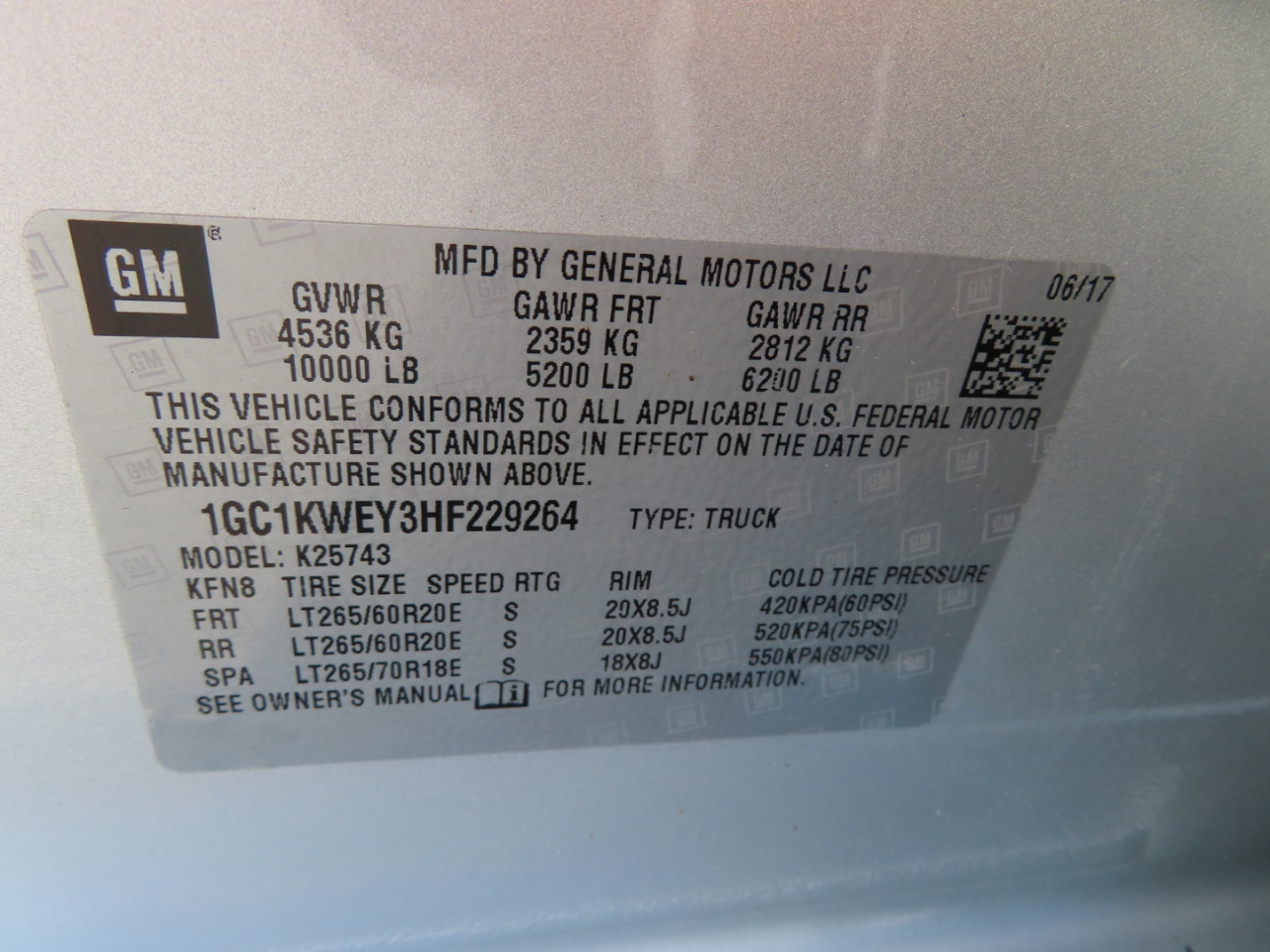 Chevrolet Silverado 2500HD 4WD Crew Cab 153.7" LTZ 2017 Chevrolet Silverado 2500HD 4WD Crew Cab 153.7" LTZ 2017