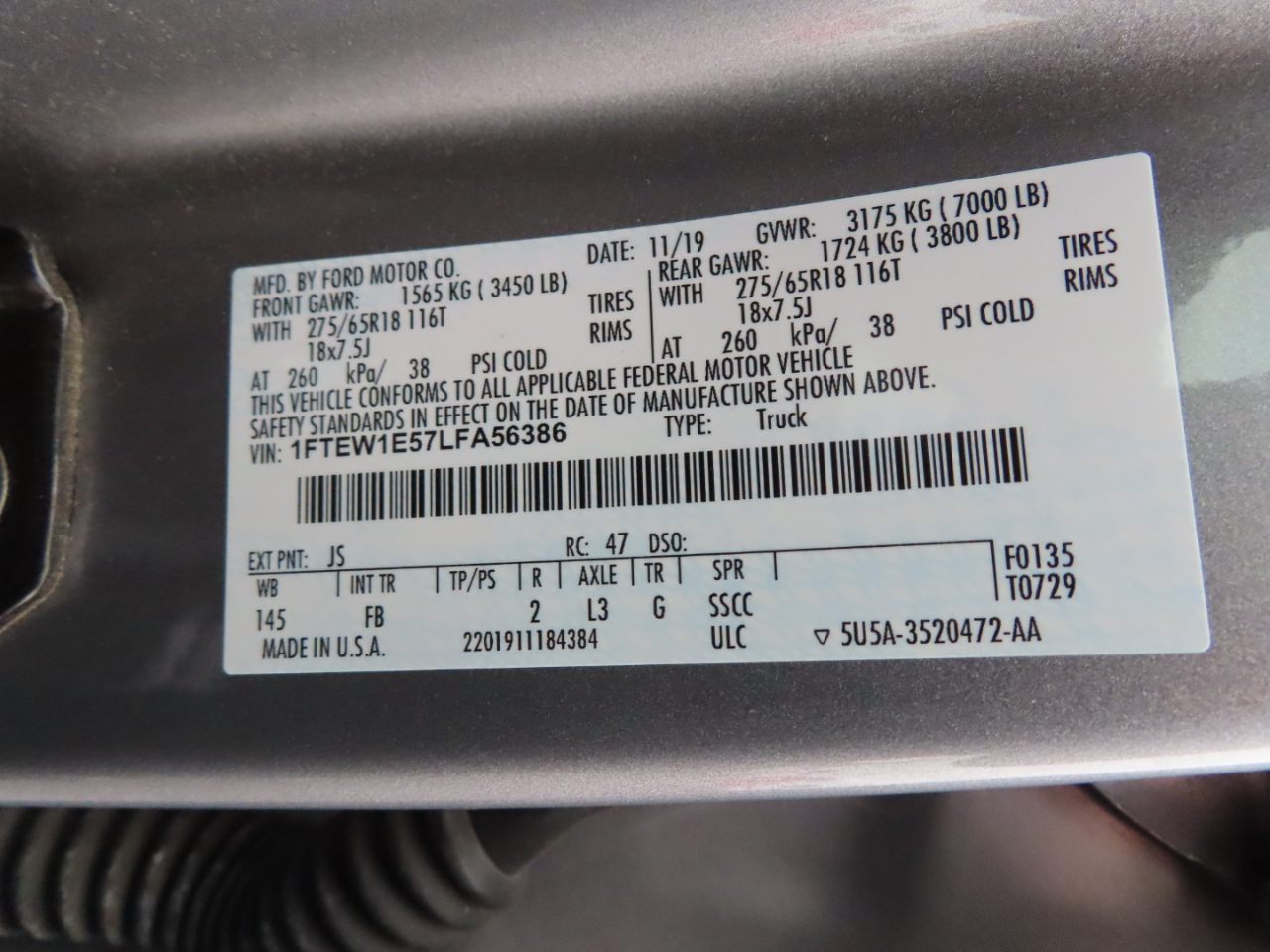 Ford F-150 XLT 4WD SuperCrew 5.5' Box 2020