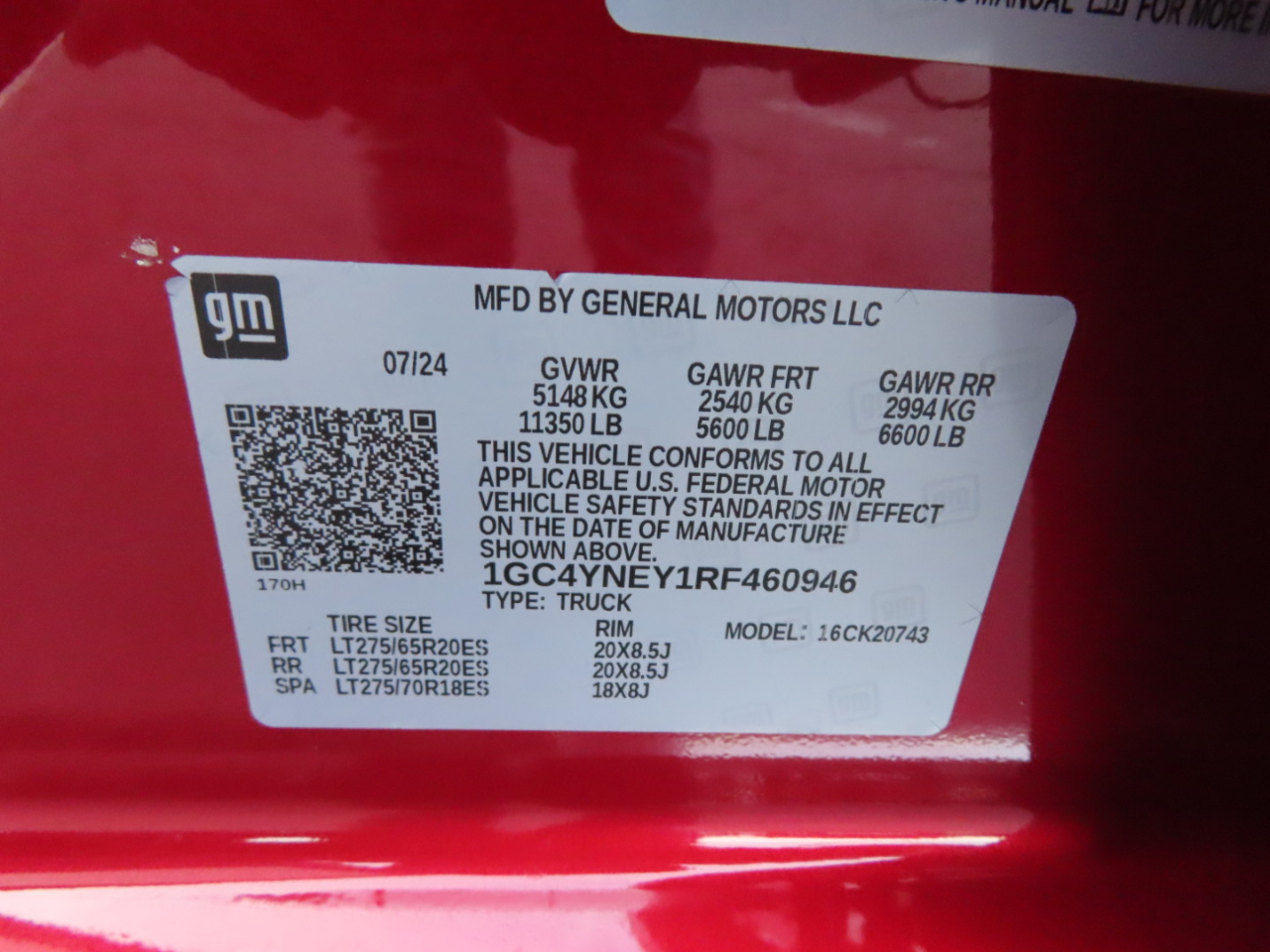 Chevrolet Silverado 2500HD 4WD Crew Cab 159" LT 2024