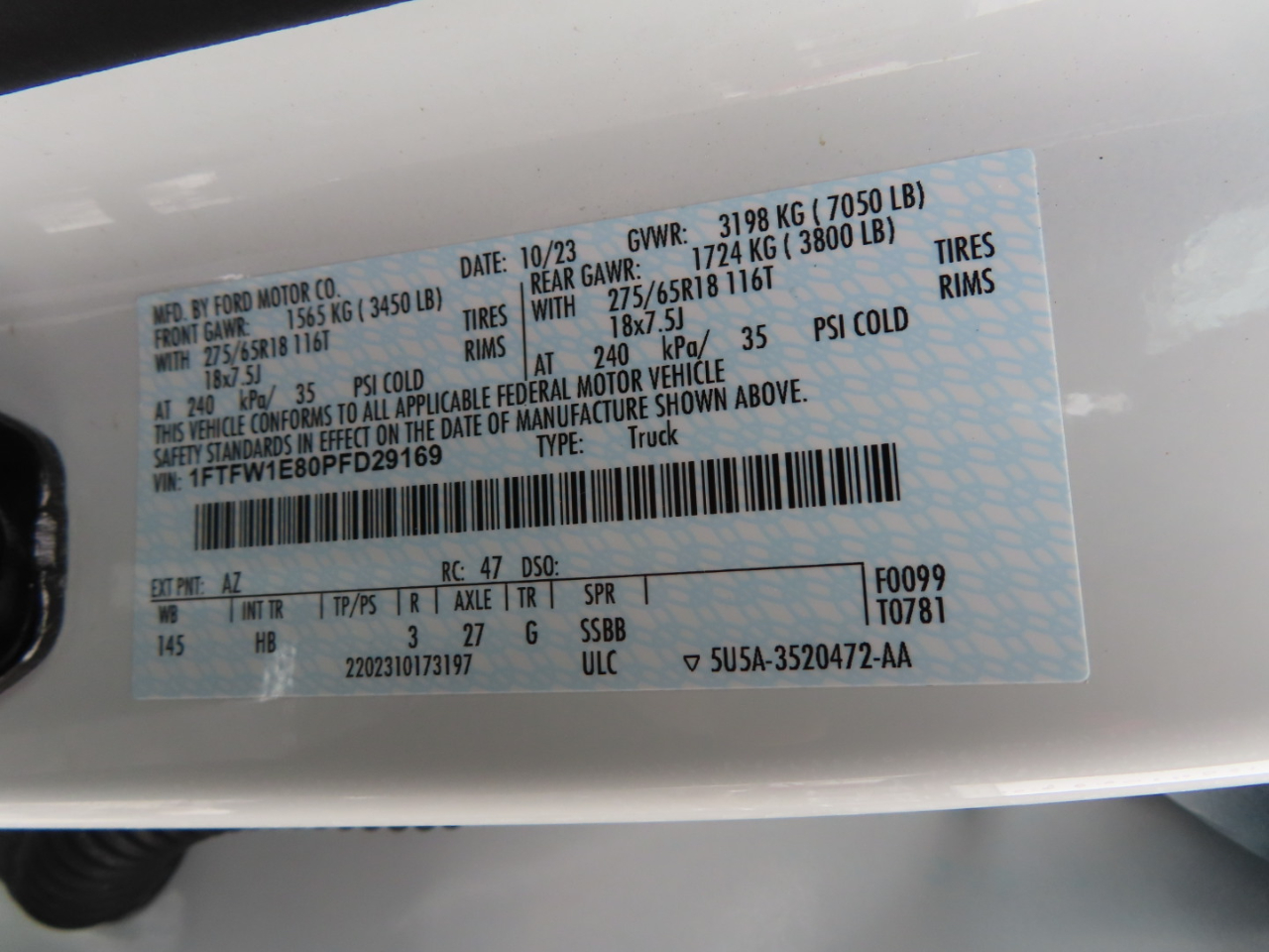 Ford F-150 Lariat 4WD SuperCrew 5.5' Box 2023