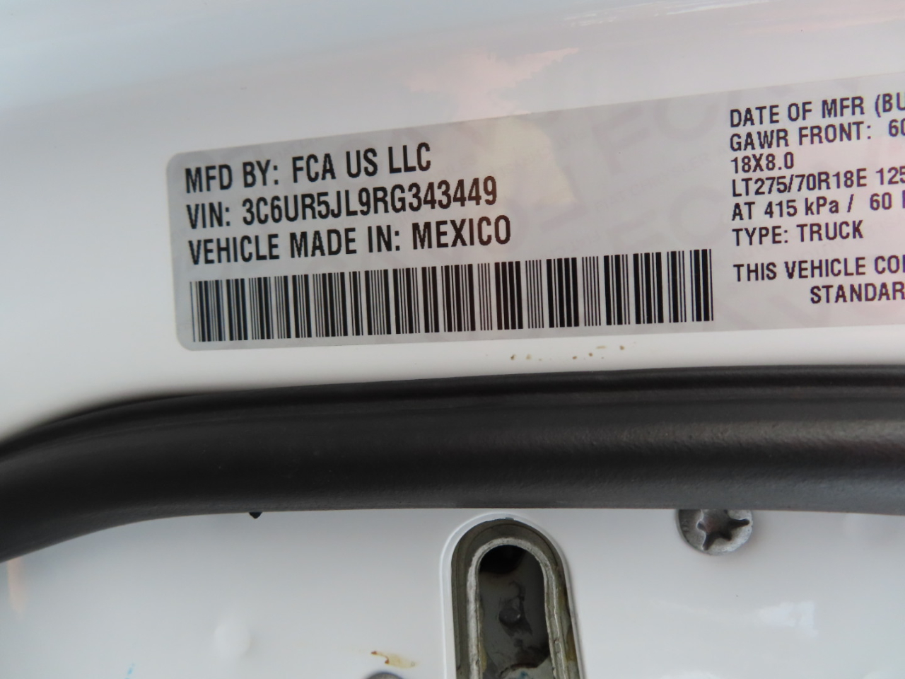 RAM 2500 Big Horn 4x4 Crew Cab 8' Box 2024