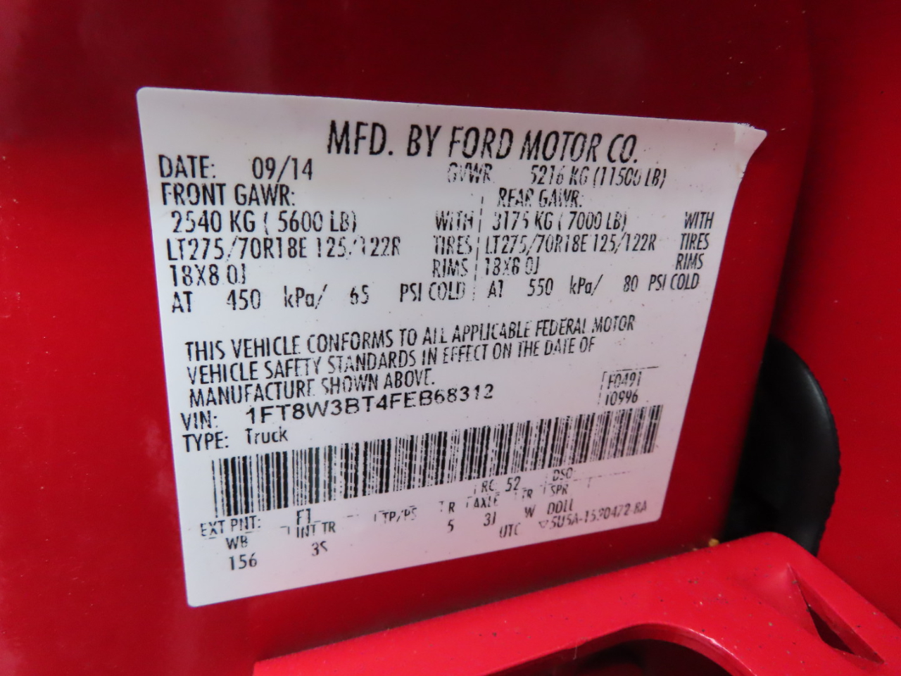 Ford Super Duty F-350 SRW 4WD Crew Cab 156" Lariat 2015