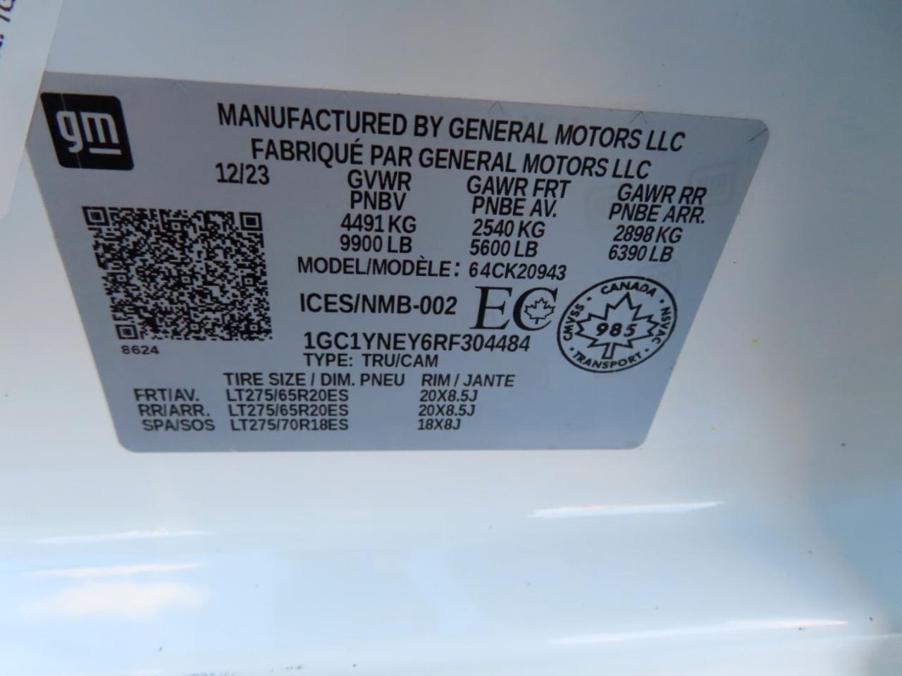 Chevrolet Silverado 2500HD 4WD Crew Cab 172" LT 2024