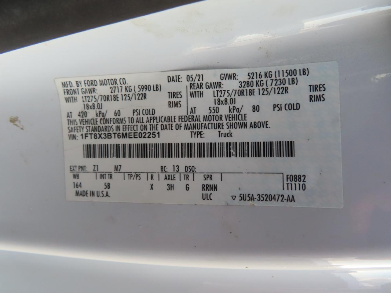 Ford Super Duty F-350 SRW Lariat 4WD SuperCab 8' Box 2021