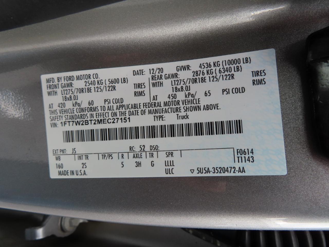 Ford Super Duty F-250 SRW XLT 4WD Crew Cab 6.75' Box 2021