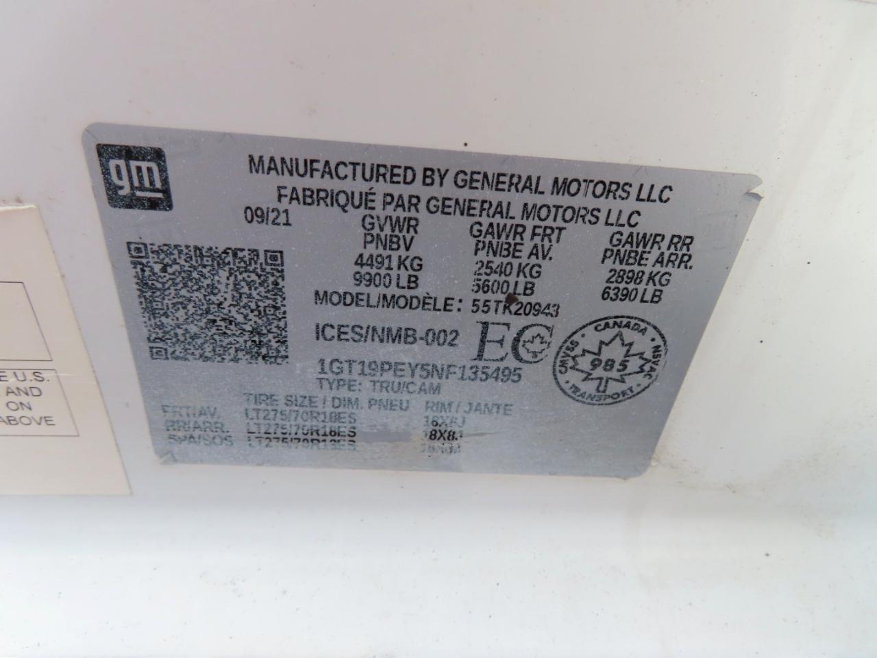 GMC Sierra 2500HD 4WD Crew Cab 172" AT4 2022