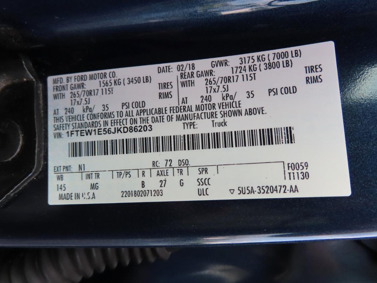 Ford F-150 XLT 4WD SuperCrew 5.5' Box 2018