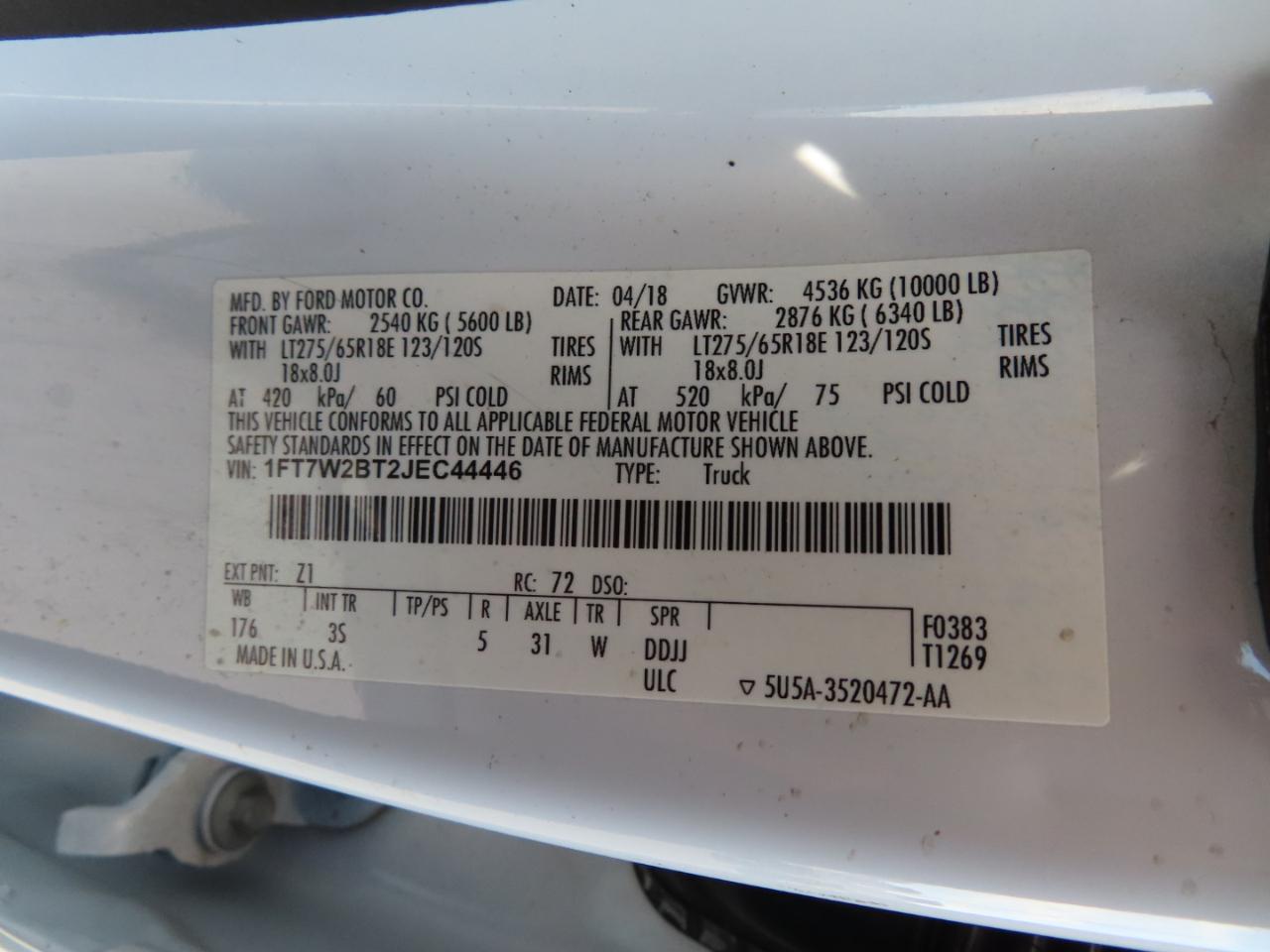 Ford Super Duty F-250 SRW XLT 4WD Crew Cab 8' Box 2018