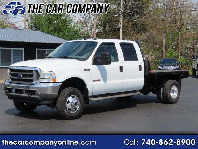 White 2003 Ford F-350 Super Duty Lariat Crew Cab SB DRW 4WD Pickup Truck Four-Wheel Drive Automatic