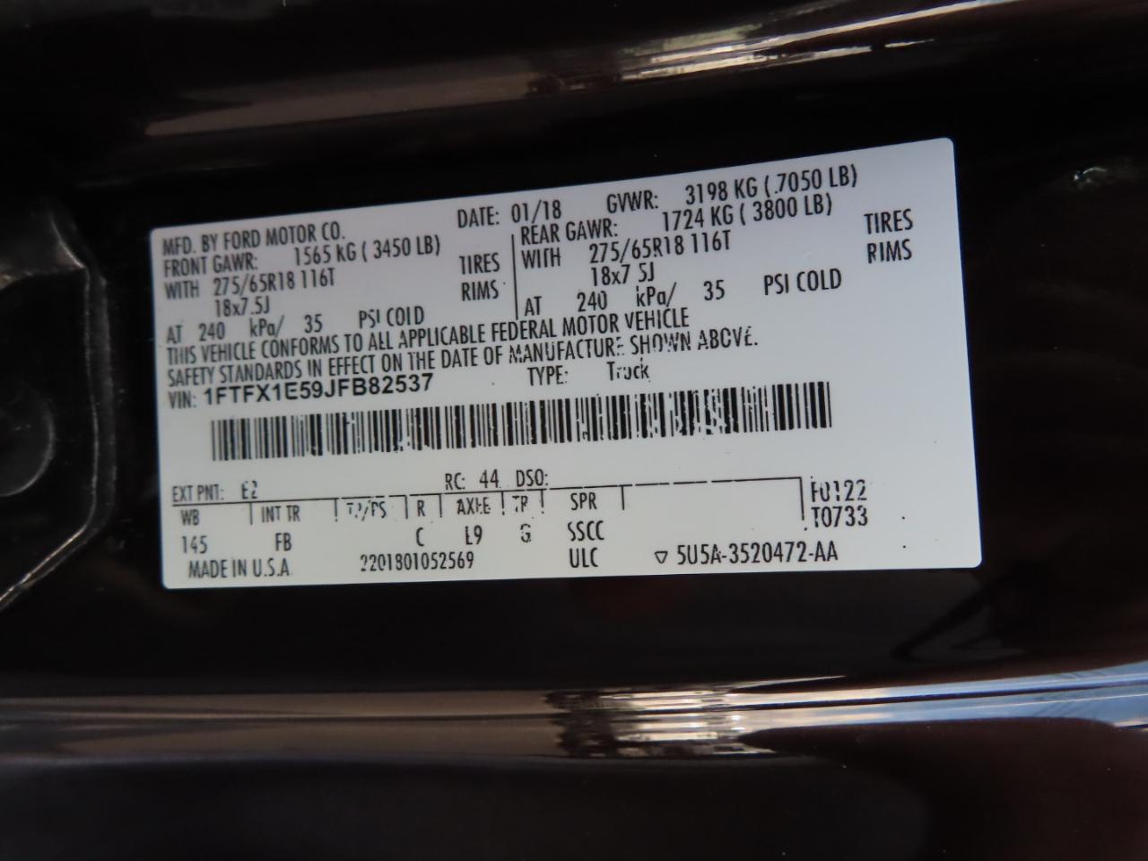 Ford F-150 XLT 4WD SuperCab 6.5' Box 2018