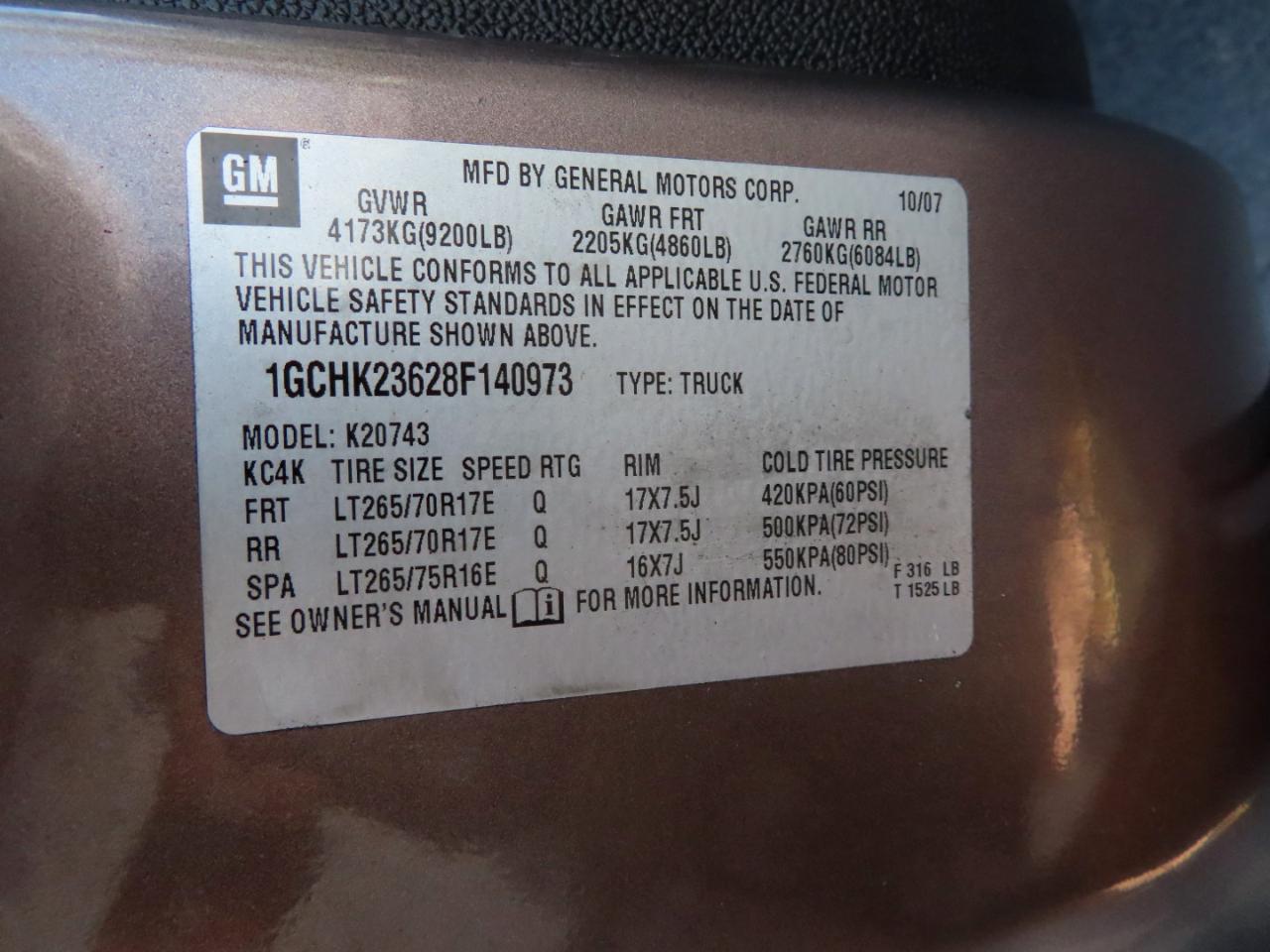 Chevrolet Silverado 2500HD 4WD Crew Cab 153" LTZ 2008