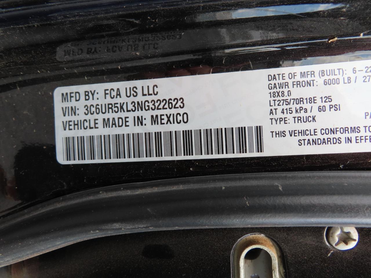 RAM 2500 Laramie 4x4 Crew Cab 8' Box 2022