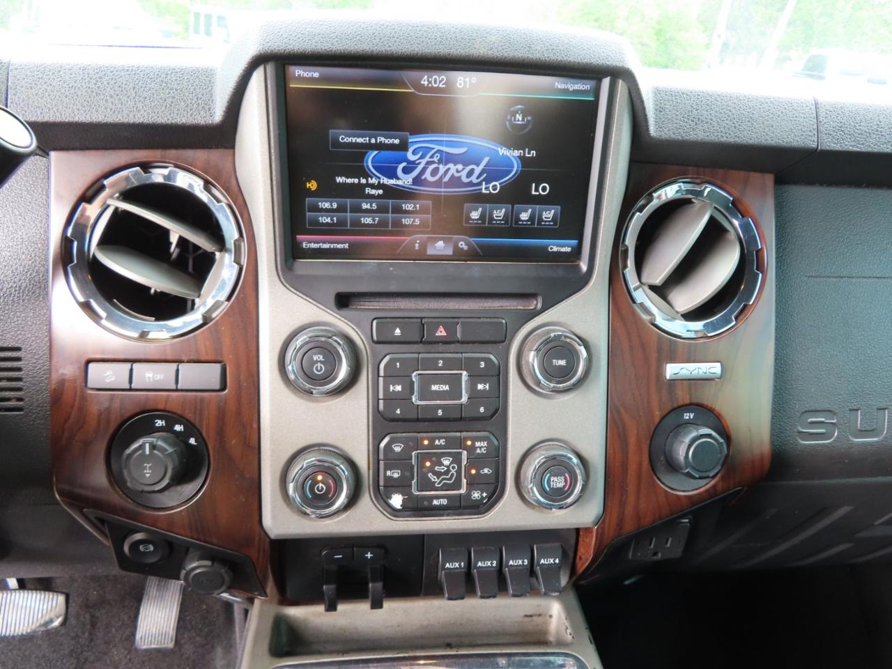 Ford Super Duty F-250 SRW 4WD Crew Cab 156" Lariat 2016