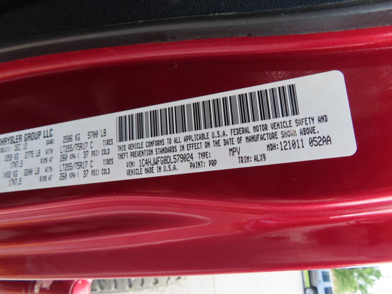 Jeep Wrangler Unlimited 4WD 4dr Rubicon 2013