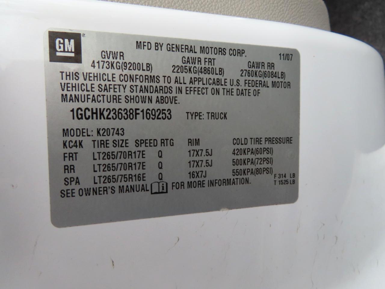 Chevrolet Silverado 2500HD 4WD Crew Cab 153" LTZ 2008