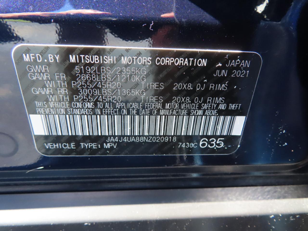 Mitsubishi Outlander SE Launch Edition S-AWC 2022