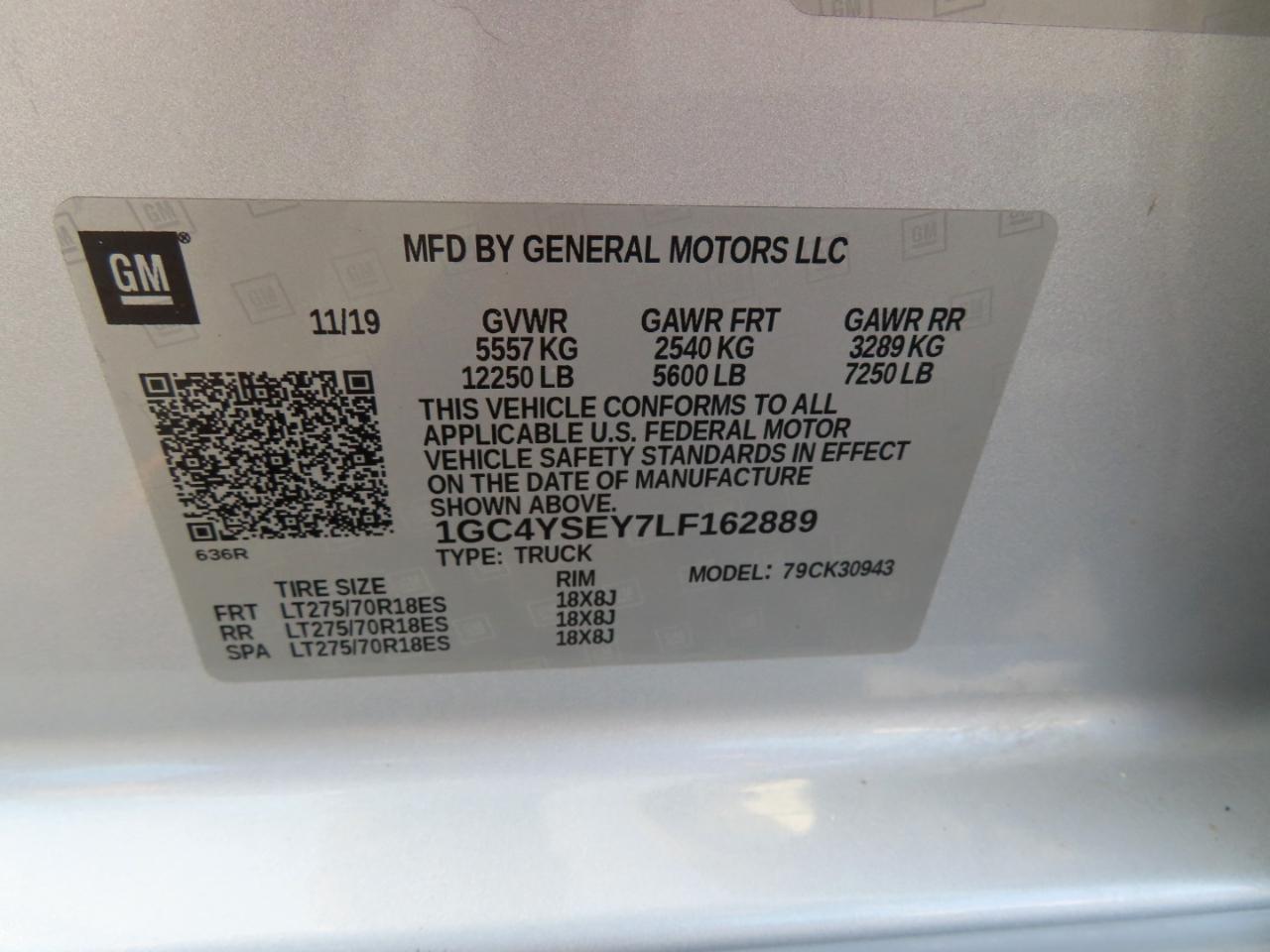Chevrolet Silverado 3500HD 4WD Crew Cab 172" Work Truck 2020