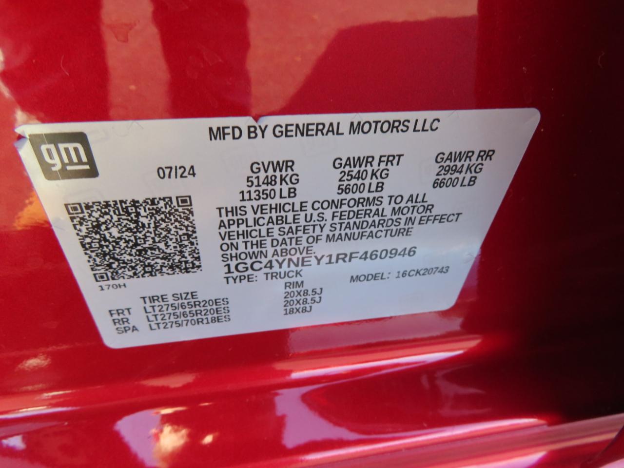 Chevrolet Silverado 2500HD 4WD Crew Cab 159" LT 2024