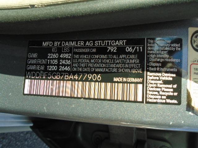 Mercedes-Benz E-Class E350 Sedan 2011