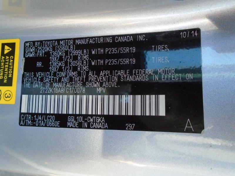 Lexus RX 350 FWD 2015