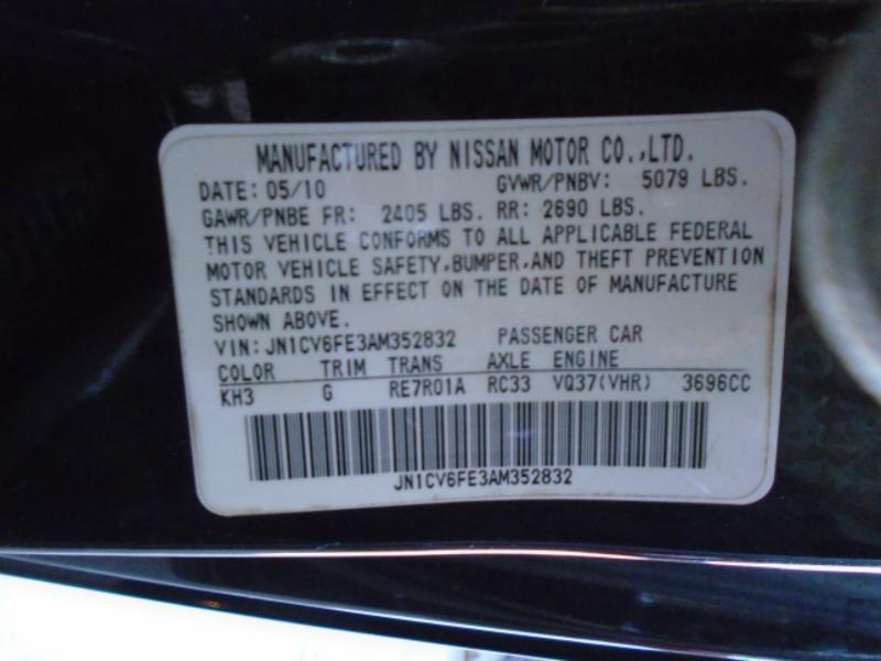 Infiniti G Convertible G37 Sport 6MT 2010