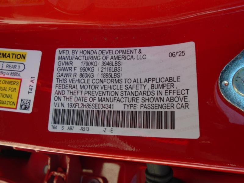 Honda Civic Sport Hatchback CVT 2025