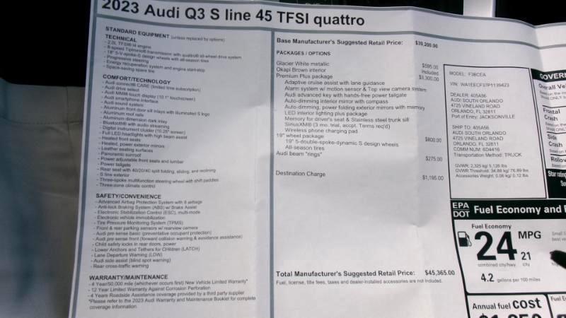 Audi Q3 S line Premium Plus quattro 2023